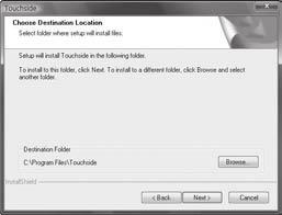After selecting the Touch Driver button, the driver package installation wizard will guide user to install Touchside driver software package.