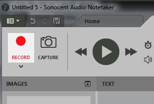 5 Making a recording To start recording audio all you have to do is press the Record button in the Ribbon! Alternatively you can use the keyboard shortcut Ctrl + R.