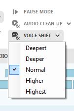 The options you tick from the Audio Clean-Up menu will dictate exactly what sounds are eliminated. The good thing about these controls is that they are nondestructive - i.e. your audio won t be permanently affected - simply untick options to restore audio to how it was.