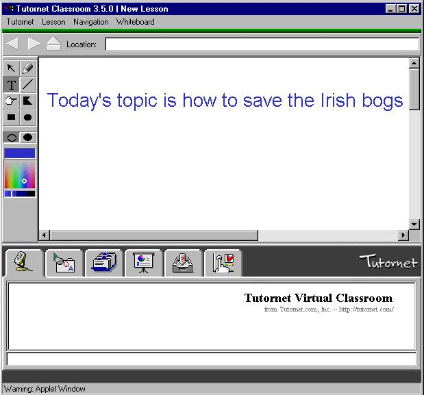 Course Tools Use the Virtual Classroom, continued Virtual Classroom Click the Enter the Virtual Classroom link and the Virtual