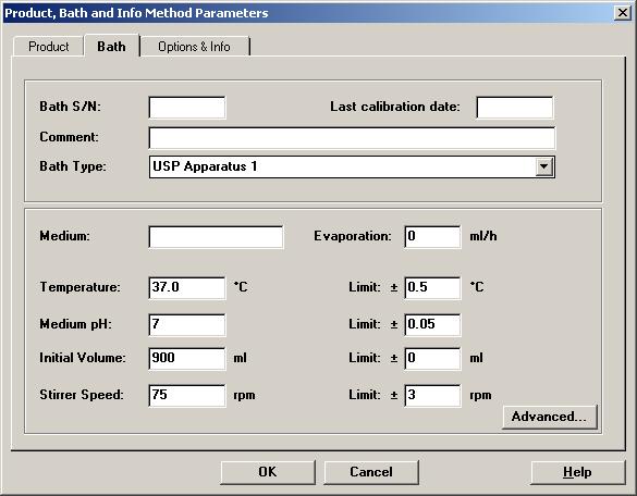 5. Click on the Advanced button to setup the interval at which the speed and temperature status data is logged.