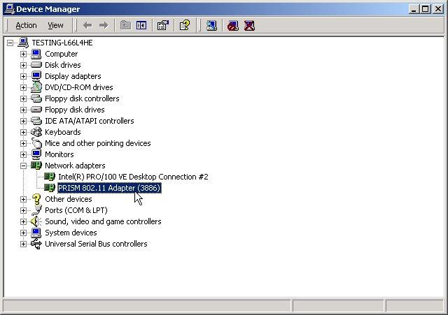 Step 7: Open Control Panel/System/Device Manager, and check Network Adapters to see if any