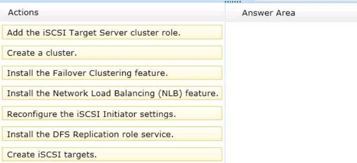 Server1 has the iscsi Target Server role service installed.