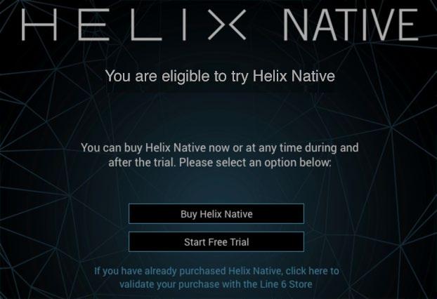 NOTE: The use of premium presets and IRs from the Line 6 Helix Marketplace requires Helix Native version 1.70 (or later). Once Helix Native 1.