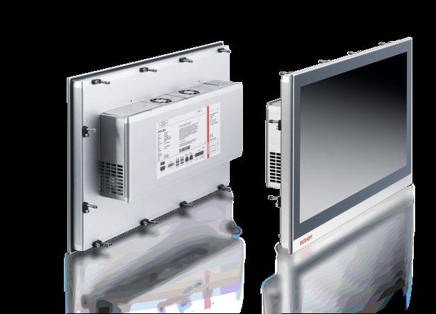 The right 26 for every application Panel PCs A Beckhoff Panel PC consisting of a Control Panel and an Industrial PC is suitable for control cabinet installation (CP2xxx, CP6xxx) or mounting arm