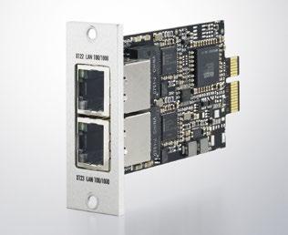 Compared to the Mini PCI bus, the PCIe bus offers a faster transfer rate and a better long time availability. The Mini PCI slot, if still present, remains free for the use of NOVRAM cards.
