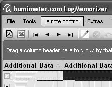 Start the LogMemorizer software on your PC and switch on your BLL. The data transfer can be started on your moisture meter or on the software.