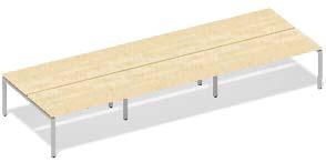 96 DSK 8b rectangular, 2 person bench 1600 x 1642 x
