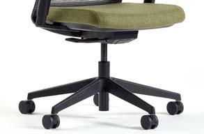 height arms, PRF 80 SYN AA SS 146.00 black base with 60mm diam hard wheeled castors and upholstered in Camira xtreme fabric N.B.