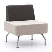 92 or equivalent Single square upholstered seat with
