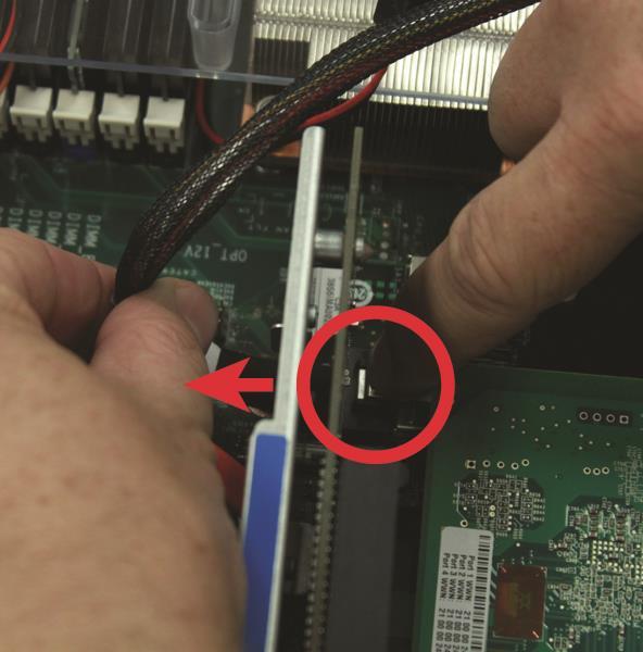 Note If the FASTier data cables are not fed through the plastic guides on the top of the clear plastic disk