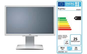 Data Sheet FUJITSU Display B23T-7 LED Data Sheet FUJITSU Display B23T-7 LED Advanced display: 58.