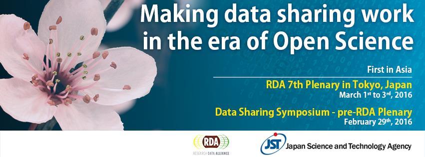 RDA recommendations & outputs to be presented: Output booklet for outputs from September 2015 at Paris Plenary: https://rd-alliance.org/sites/default/files/attachment/booklet_outputsseptember2015_web.