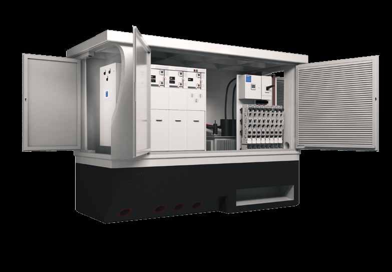 Integrated system technology for smart grids Intelligent transformer substation The perfect substation for the smart grid of the future Manufactured in accordance with IEC