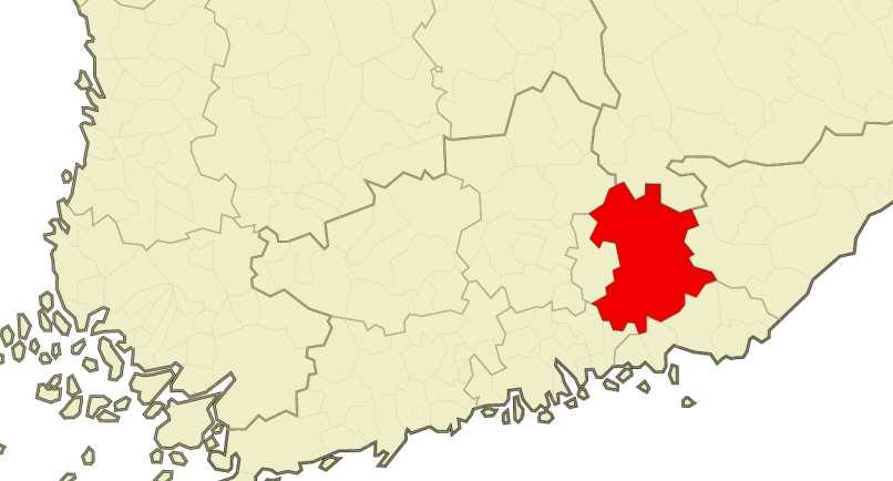 City of Kouvola ~86.000 inhabitants at 2.
