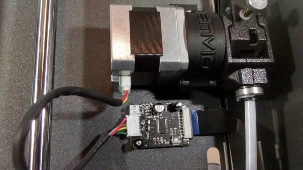a. Note: The stepper motor of the Bontech extruder is rated at 1.2Amps but runs very well 1-0.8 Amp.