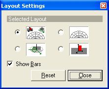 3.5 Dialog boxes 3.5 Dialog boxes 3.5.1 Layout Settings dialog box This dialog box is used to arrange the scene layout. Fig. 3.5.1 Layout Settings dialog box Displays all scenes.
