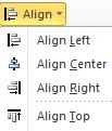 Excel Networks 4.13 Alignment Select 2 objects using the Ctrl key Home Align. 4.14 Distribution Select 3 objects using the Ctrl key Home Align Distribute Horizontally. Optional Topics 4.