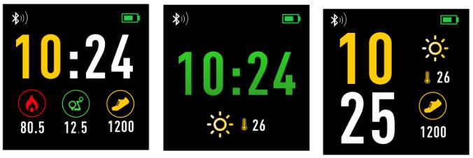 Change watch faces With a watch face displayed, press and hold the