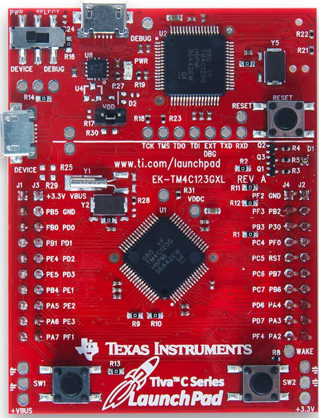 Course Overview TI LaunchPad TI s LaunchPad (EK-TM4C123GXL) Break-out board for the