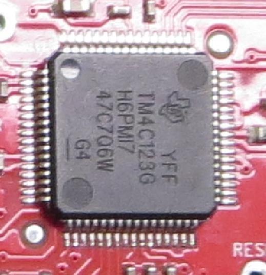 TM4C123 I/O Ports 64 package pins Allows Software to access the