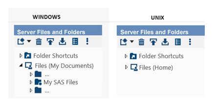 File Navigation Options for the SAS Studio Basic Edition 31 3. Log on using the credentials for your operating system account.
