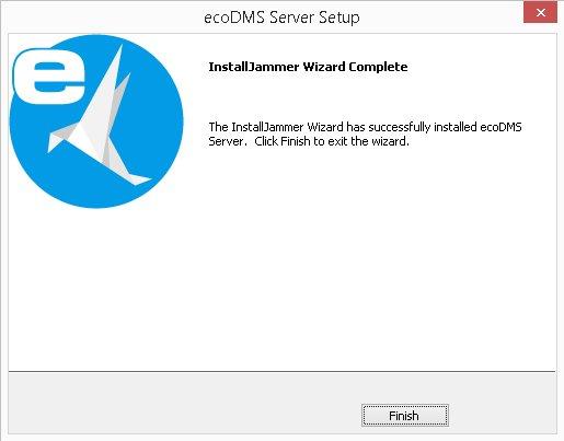 2. Windows 18 a) We recommend you restart the computer after the installation. Fig. (similar) 2.24: ecodms Server: Installation Complete 2.2.4 ecodms Client Use this installation file to install the ecodms Archive user interface.