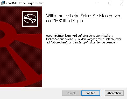 6. Plugins & Addons 65 Fig. (similar) 6.4: MS Office Plugin - Start Setup Wizard 9.