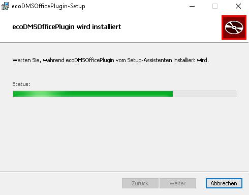 6. Plugins & Addons 67 Fig. (similar) 6.8: MS Office Plugin - Installation 13. The installation is complete. Click "Finish". Fig. (similar) 6.9: MS Office Plugin - Finish Installation 14.