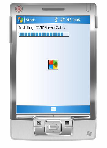 CAB in your mobile device, two folders named Jrviewer and H264Pocket will be created.