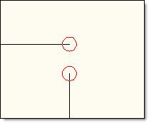 4-4 Smarter Hatch Invalid Boundary Icons AutoCAD 2010 provides new red circle icons if a boundary object is not closed when attempting to hatch an area.