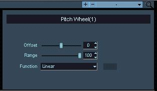 Adjusting Modulators When an external MIDI data type (e.g. Pitch Wheel, Mod Wheel, NoteOn Velocity, NoteOn, etc.