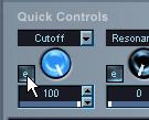 The Quick Controls Setup dialog There are various ways you can control how parameters are affected by the Quick