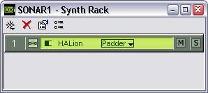 Clicking the Connection State button in the Synth Rack will activate/ deactivate. By default this is automatically activated when DXi SoftSynths are loaded. 7.
