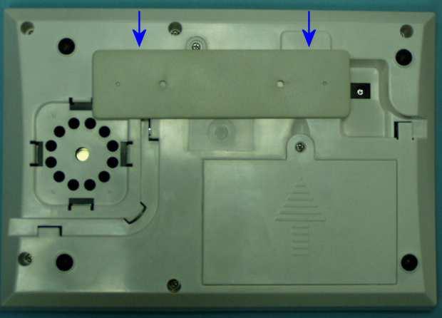10. Battery Compartment For 4 x D-cell Alkaline Batteries. 11. Phone jack marked Line This jack is for the connection to the phone line from the wall. 12.