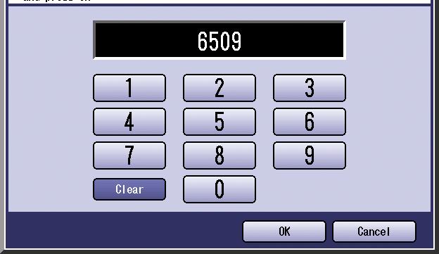 Press the key on the Control Panel to enter a period after the number.