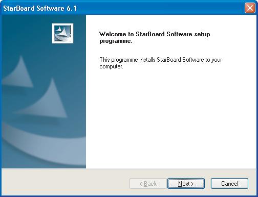 Chapter 1 StarBoard Software Installation page 3 This chapter describes how to install StarBoard Software 6.1 on your computer.