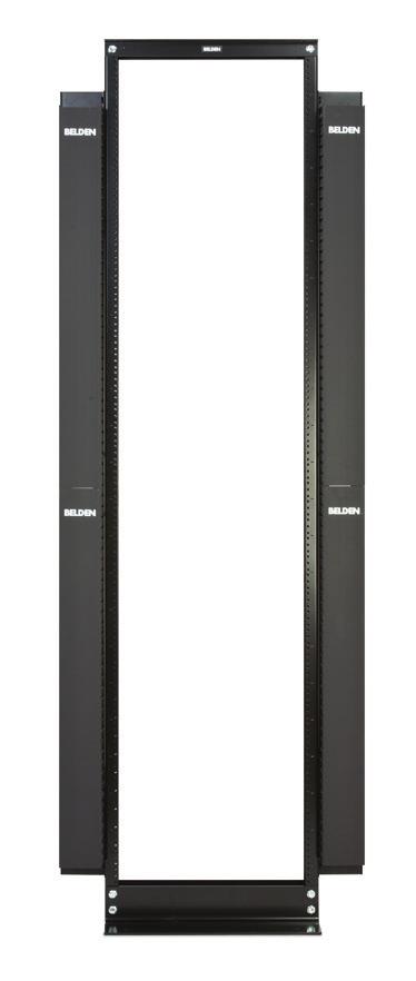 server rack is not compatible with vertical managers (see page 45) Description Weight Mounting** Height/ 2-Post Distribution s Steel Knockdown* #10-32 Tapped 3" Vertical Upright w/angle Base 63 lbs