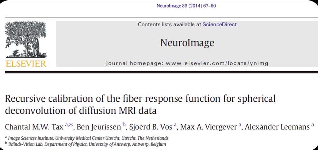 Robust to Noise Unknown Fiber response Robust to PSF/Fiber Response