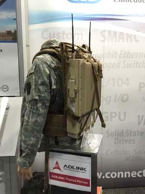 Case Study: Portable Man-pack Radio LCR s LSF-02 features the company s system design with a Connect Tech carrier card & ADLINK