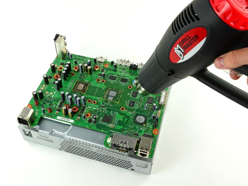 Reflowing Xbox 360 Motherboard Reflow the solder on your Xbox 360's