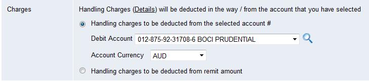 Debit Amount or Remit Amount (4) Choose Remit Currency button. 5.