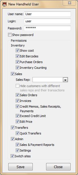 enable option "Show customers assigned to Sales Rep" and select a rep from the list above.
