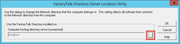 Launch the FactoryTalk Directory Server Location Utility by clicking the Windows Start button, followed by the Down Arrow icon in the bottom left corner of the Windows Start screen. 2.