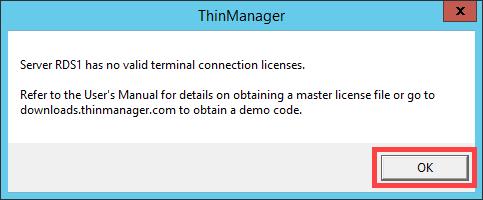 Apply License for ThinManager A license determines how many terminals can be concurrently connected to ThinManager and whether ThinManager is enabled for Redundancy.