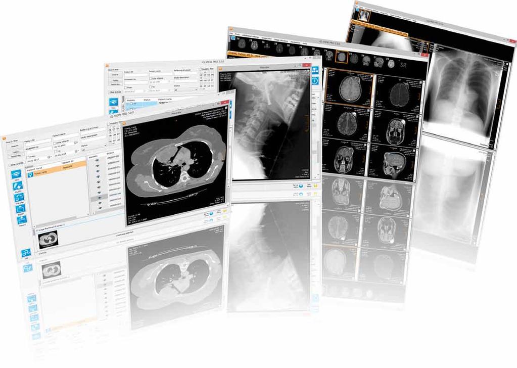 Introduction iq-view/pro is a DICOM 3.0 compliant software application for reading, viewing and processing medical image data. With the help of this software, data from every DICOM 3.