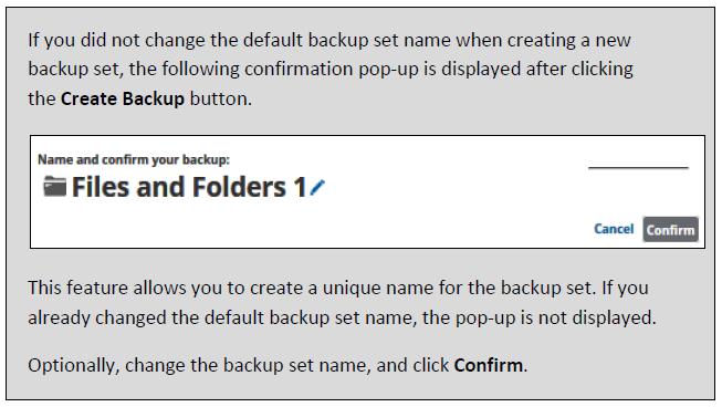 Failed File Behavior Wildcard Inclusions Specify how you want backups to handle failed files by retrying failed files and/or retrying locked files.
