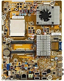 Image of motherboard Manufacturer: Pegatron Form factor: Custom 186.3mm (7.33 inches) x 204.95mm (8.