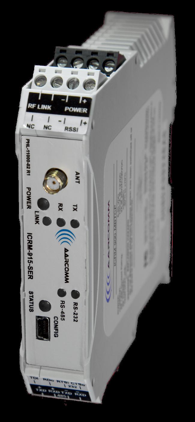 ICRM- 915- SER User s Guide Introduction The ICRM- 915- SER is a high performance serial wireless modem designed to provide reliable long- range communications for SCADA systems.