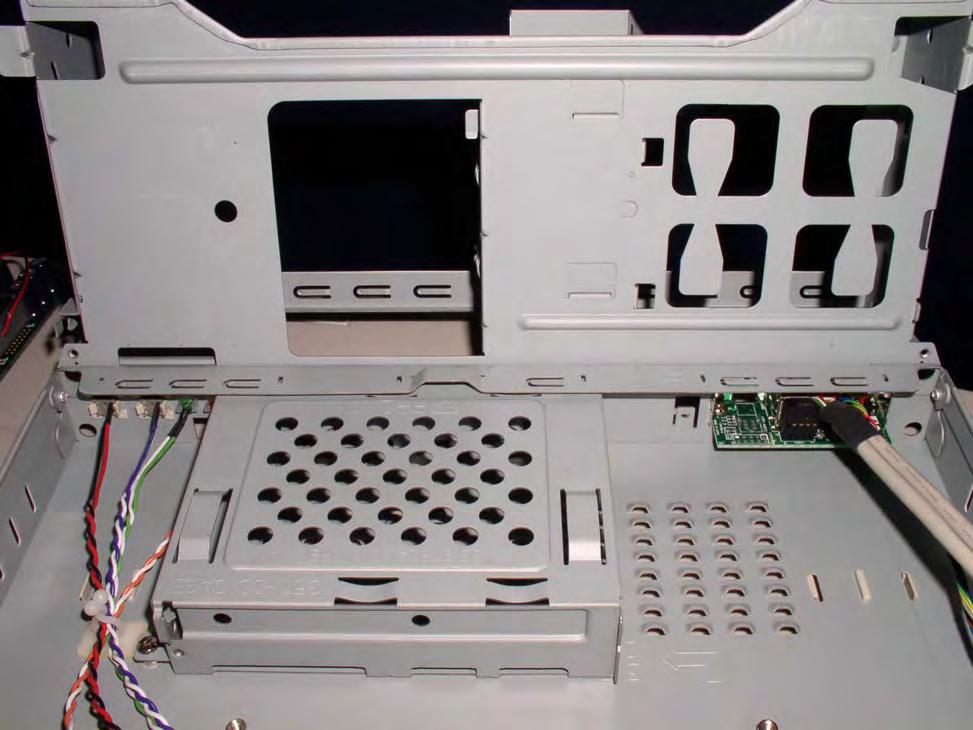 Page 2 of 21 Remove top of case Open CD carrier Remove Hard Drive Cage CD Carrier Assembly